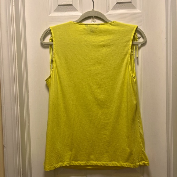 Ralph Lauren Yellow Sleeveless Top, Size Large EXCELLENT CONDITION - Picture 2 of 2